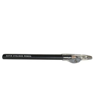 ELF Satin Eyeliner Pencil with Sharpener Lid Black New